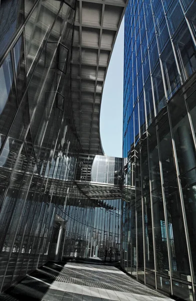 Modern Byggnad Med Glas — Stockfoto
