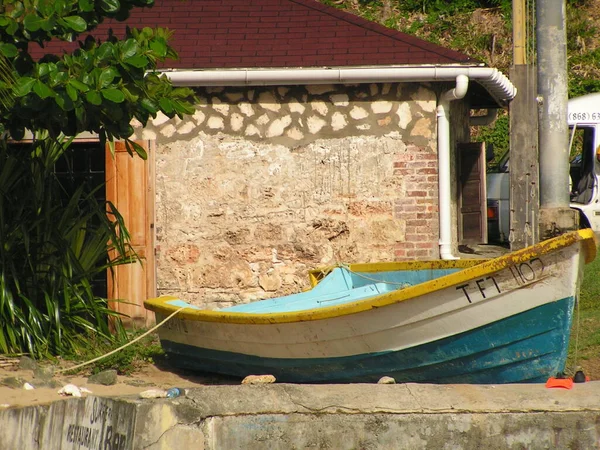 Pequeno Barco Pesca Caribe — Fotografia de Stock