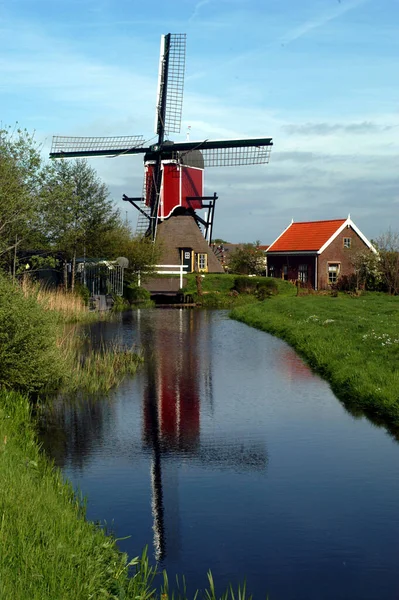 Moinhos Países Bajos — Fotografia de Stock