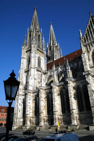 Catedral San Pedro Ratisbona — Foto de Stock