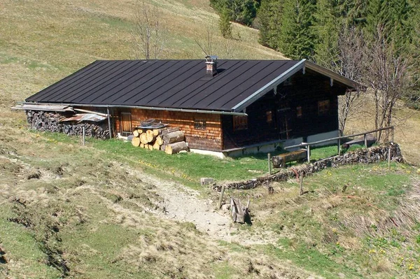 Vista Panorámica Del Hermoso Paisaje Los Alpes —  Fotos de Stock