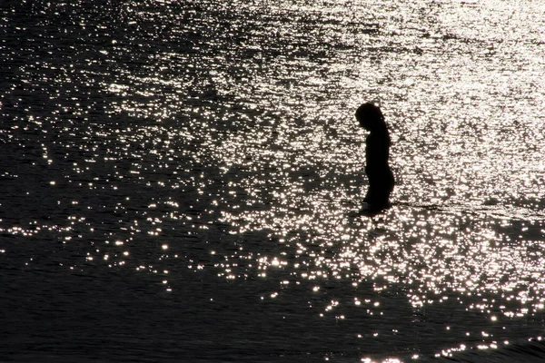 Backlight Sea — Stock Photo, Image