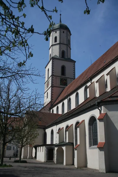 Almanya Biberach Kasabası Birçok Tarihi Cazibeyle — Stok fotoğraf