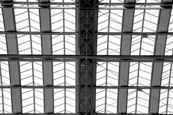 Szczegóły Dachu Frankfurt Hbf — Zdjęcie stockowe