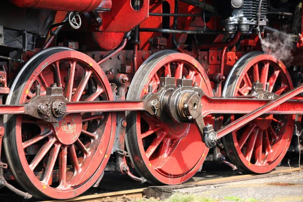 Old Steam Locomotive Train Railway Vehicle — Stock Photo, Image