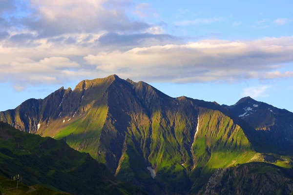 Światła Alpach Zachodnich — Zdjęcie stockowe