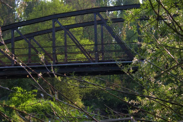 Malowniczy Widok Architekturę Konstrukcji Mostu — Zdjęcie stockowe