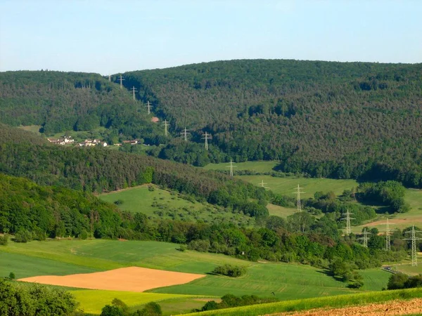 Vista Pittoresca Del Paesaggio Campagna — Foto Stock