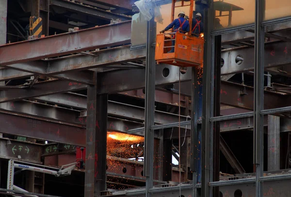 Men Werk — Stockfoto