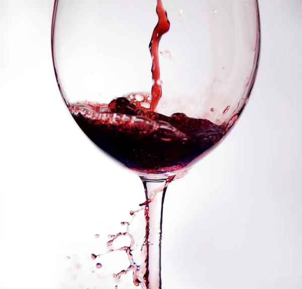 Vino Rosso Bevanda Alcolica — Foto Stock