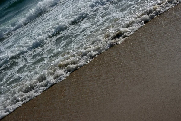 Песчаный Пляж Атлантическом Океане — стоковое фото