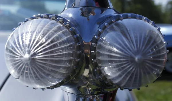 Gros Plan Une Vieille Armure Métallique Rouillée Vintage — Photo