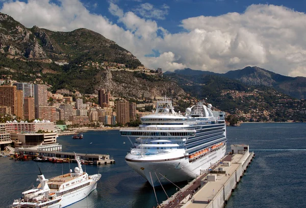 Vista Sul Porto Monaco — Foto Stock