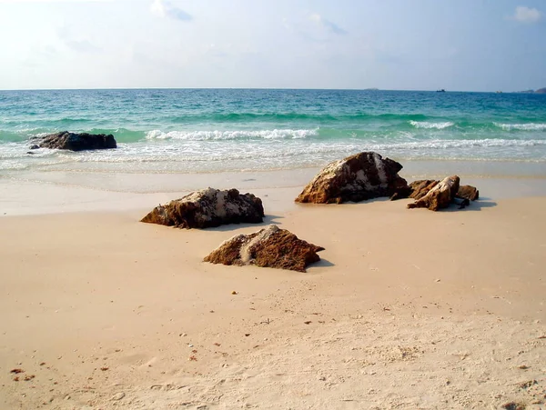 Junto Las Rocas Playa Mar — Foto de Stock