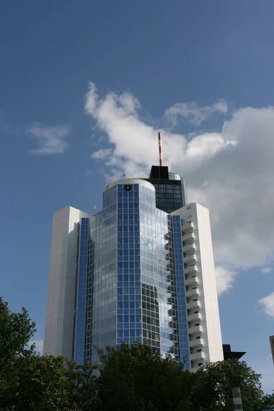 Schilderachtige Stadsgezicht Van Moderne Wolkenkrabbers Gevel — Stockfoto
