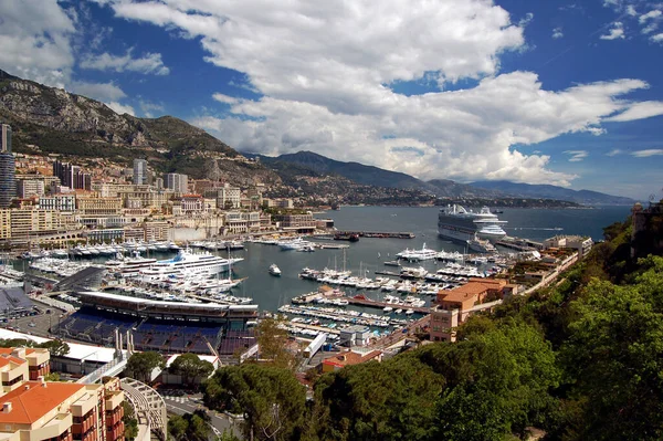 Utsikt Över Staden Monaco Sommaren — Stockfoto