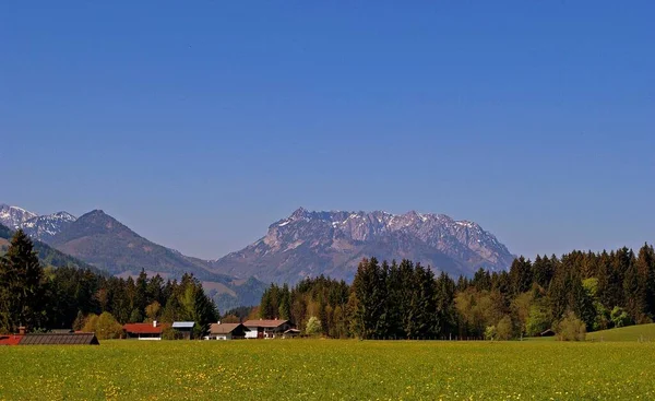 Naturskønne Udsigt Smukke Alper Landskab - Stock-foto