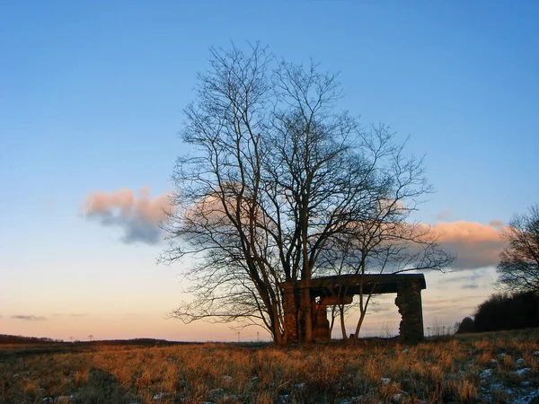 Krásný Výhled Teplý Večer — Stock fotografie