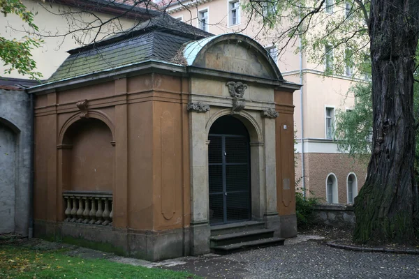 Alte Holzkirche Park — Stockfoto