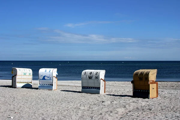 Vacanza Spiaggia Cestino Sedile — Foto Stock
