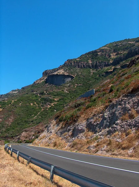Coastal Road South Alghero — Stock Photo, Image
