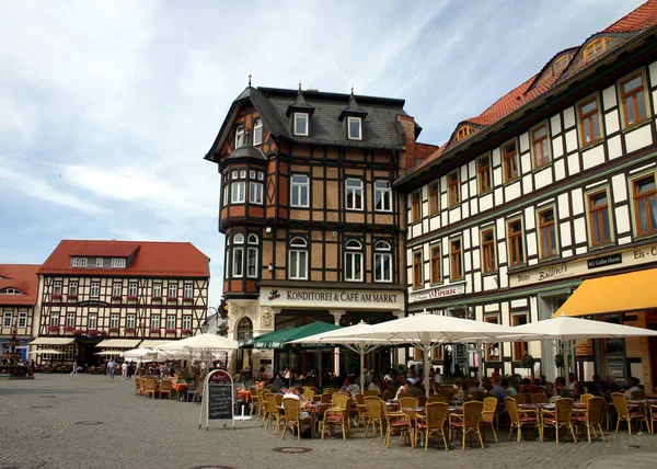 Wernigerode Město Okrese Harz Středním Německu — Stock fotografie