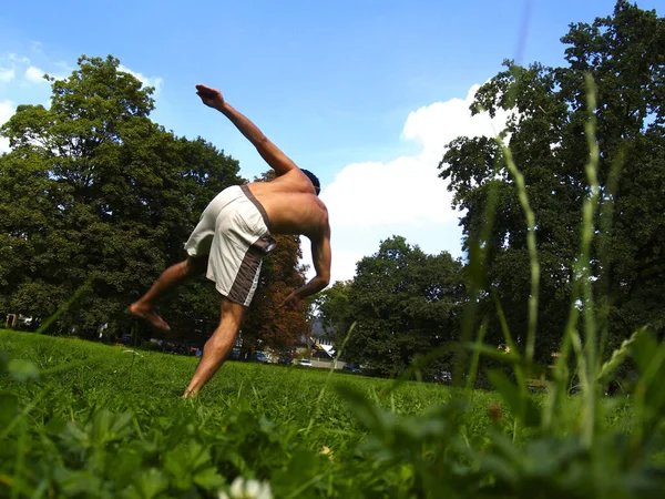 Capoeira Stadtpark — Stockfoto