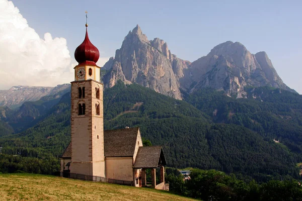 Vista Panorámica Del Majestuoso Paisaje Dolomitas Italia —  Fotos de Stock