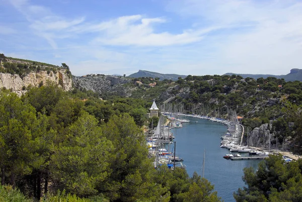 Port Miou Près Cassis Dans Sud France — Photo