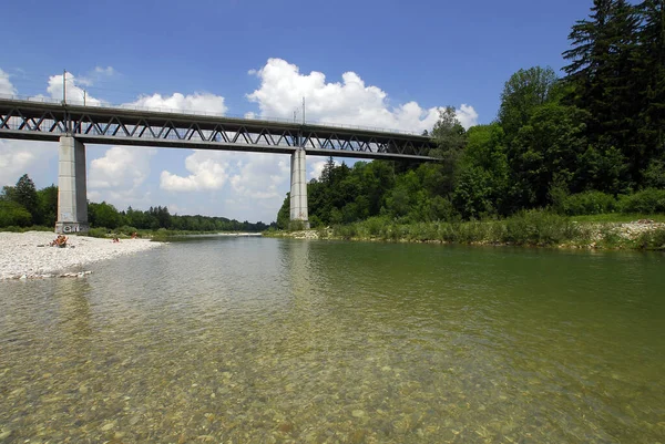 Isartal Bridge Munich — Stock Photo, Image