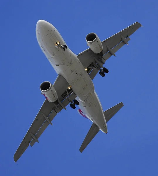 Avión Reacción Cielo — Foto de Stock