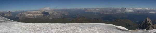 Vue Panoramique Sur Majestueux Paysage Dolomites Italie — Photo