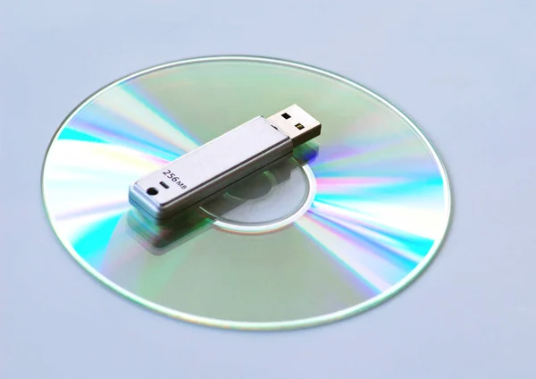 Compact Disk Computer — Stockfoto