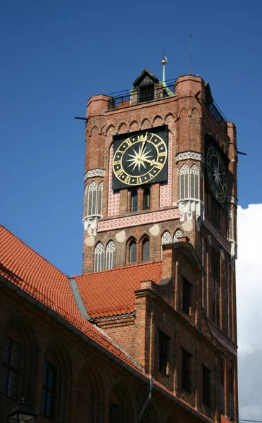 Radniční Věž Torunu Polsko — Stock fotografie