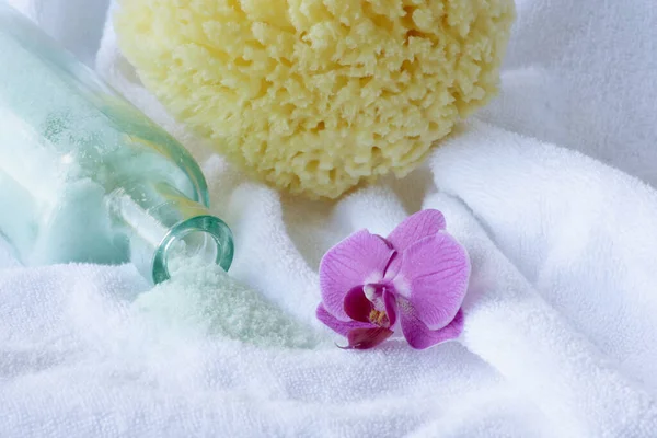 수건으로 꽃다발을 만든다 — 스톡 사진