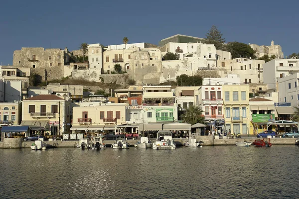 Naxos Stad Chora Haven — Stockfoto
