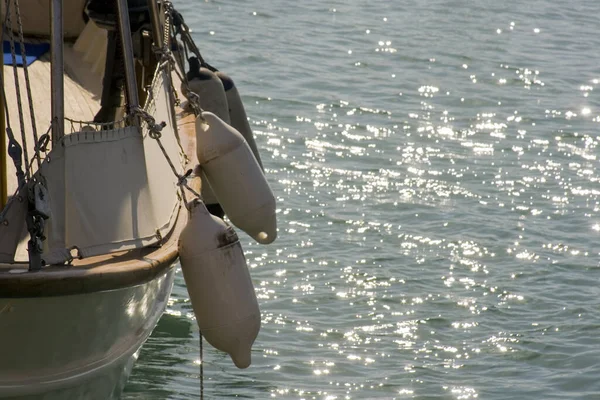 Вид Лодку Море — стоковое фото
