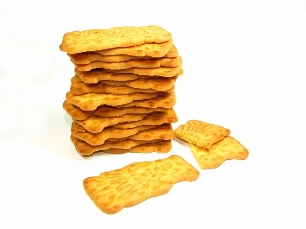 Leckere Süße Kekse Aus Nächster Nähe — Stockfoto