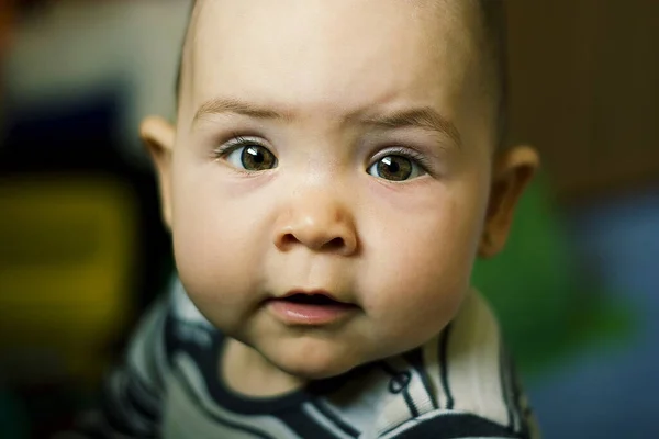 Крупним Планом Портрет Милої Дитини — стокове фото