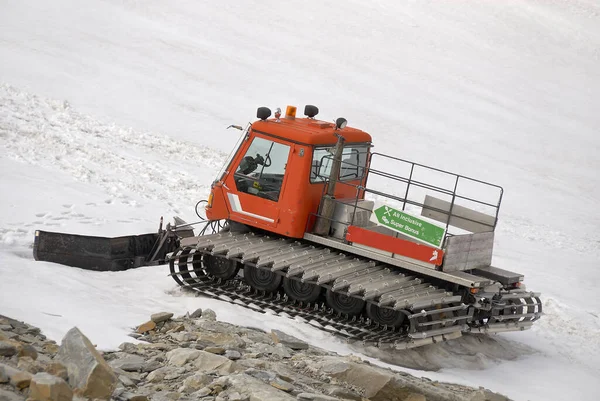 Συνθήκες Εντός Κάμπιας Στο Grossglockner — Φωτογραφία Αρχείου