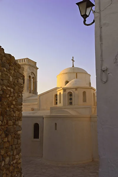 Kyrkan Naxos Chora — Stockfoto