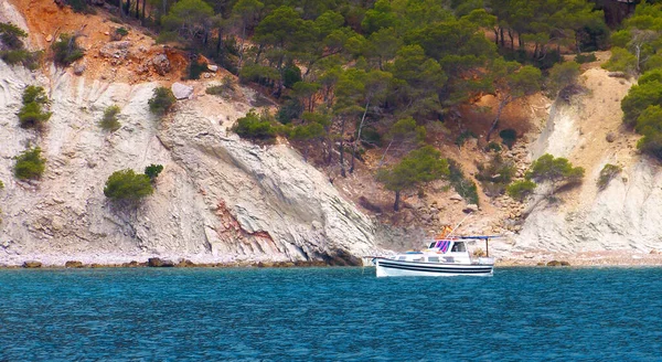 Γραφική Θέα Του Νησιού Επιλεκτική Εστίαση — Φωτογραφία Αρχείου