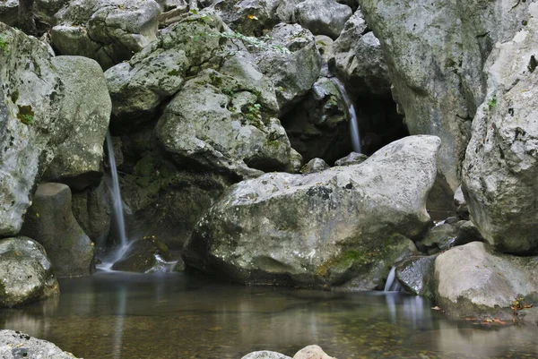 Mooie Waterval Natuur Achtergrond — Stockfoto