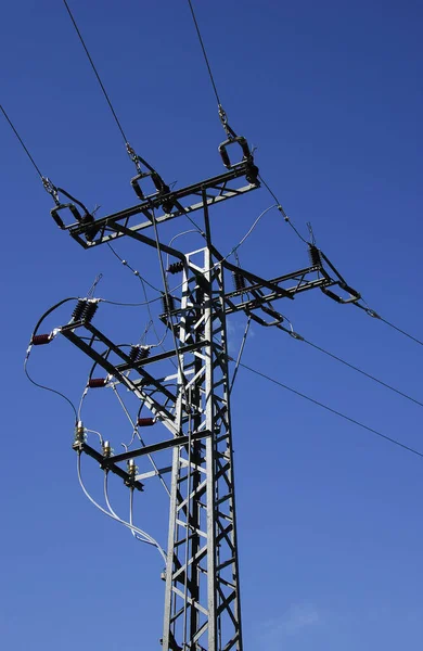 High Voltage Lines Power Lines — Stock Photo, Image