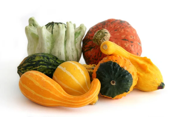 Calabazas Ecológicas Verduras Calabaza Alimentos Vegetales —  Fotos de Stock