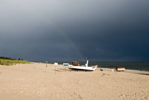 Een Onweersbui Ook Bekend Als Een Elektrische Storm Een Bliksemstorm — Stockfoto