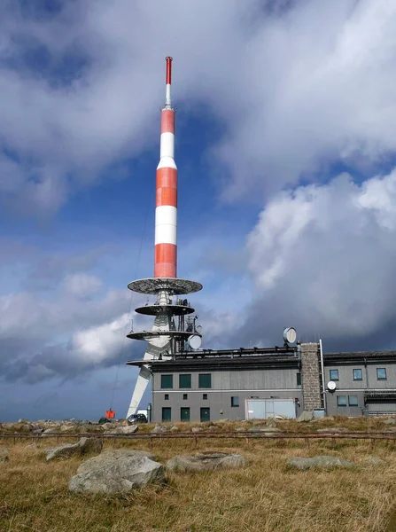 Centrale Elettrica Industriale Con Fumo — Foto Stock