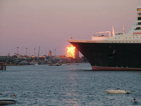 Abendstimmung Queen Mary — Stockfoto