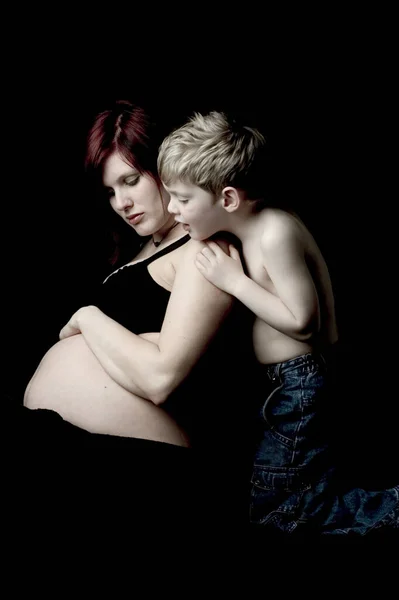 Ritratto Dei Due Giovani Nudi — Foto Stock