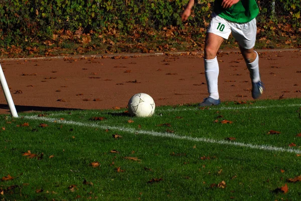 Szenische Sicht Auf Das Fußballsport Konzept — Stockfoto